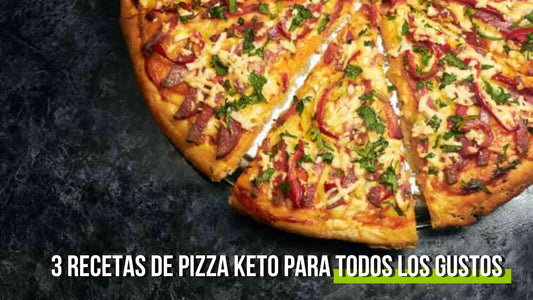 3 recetas de pizza keto para todos los gustos