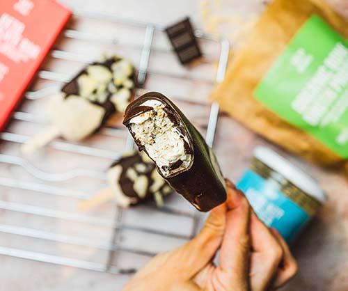 Helados ALMENDRADOS CON CALDO DE HUESOS