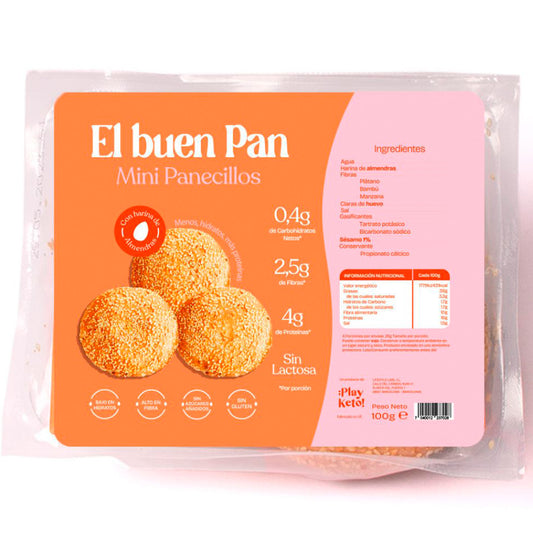 Mini pão cetônico sem glúten