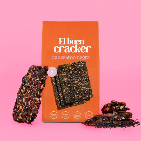 KETO CRACKERS - GERGELIM PRETO