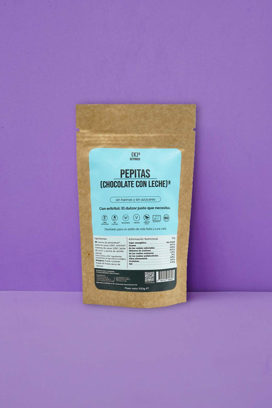 Zuckerfreie Keto-Nuggets aus weißer Schokolade