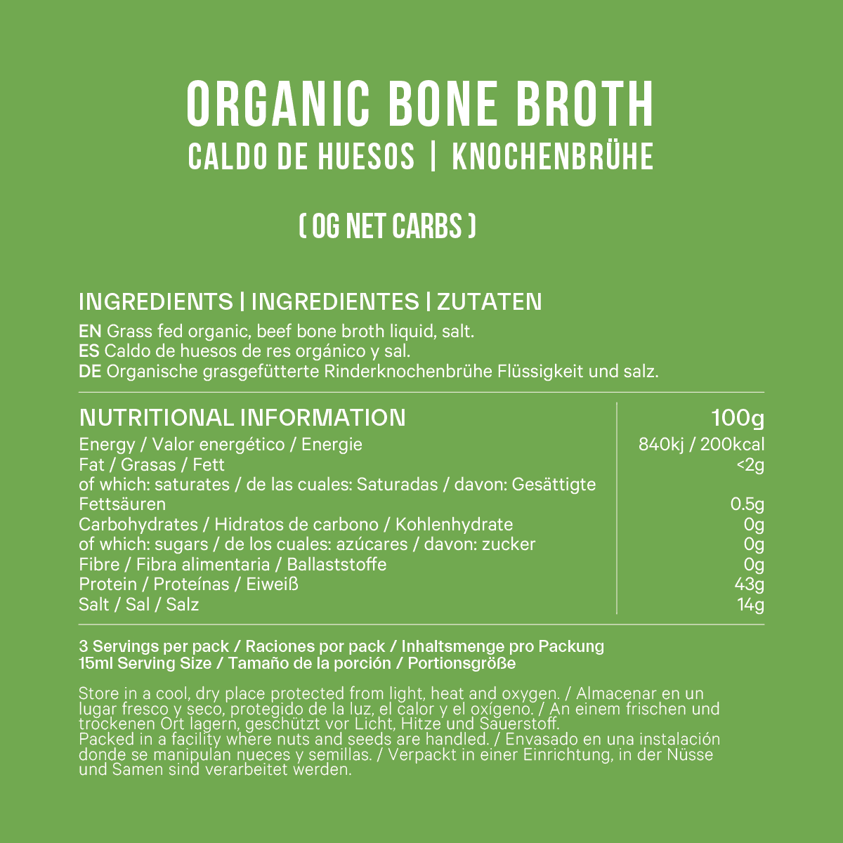 CALDO KETO ECOLÓGICO - GEL CONCENTRADO