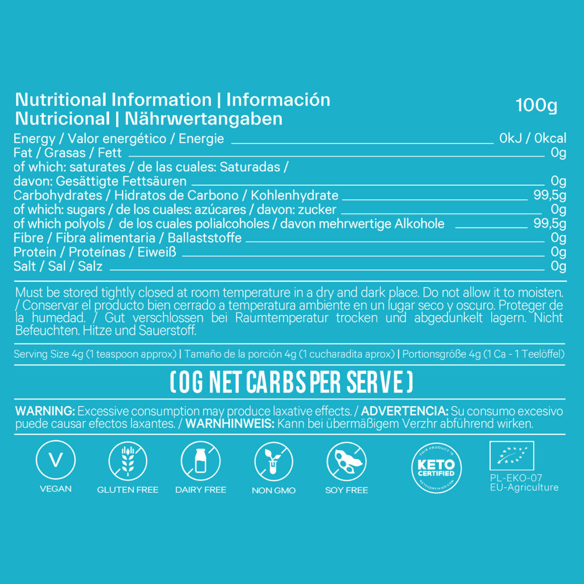 ERITRITOL ECOLÓGICO