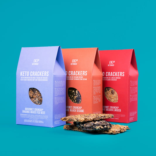 CRACKERS KETO - 3 VARIEDADES