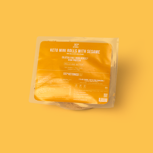  Mini Panecillos keto con semillas de sésamo sin gluten