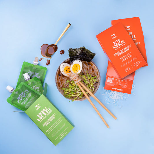 PacKETO Ramen ECO - Fideos Konjac + Caldo de Huesos en Gel